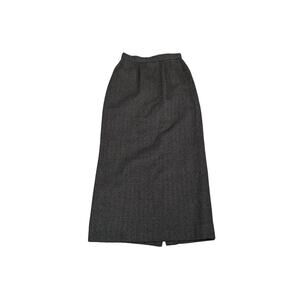 The J. Peterman Company 100% Wool Skirt